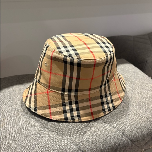 Burberry vintage Check Bucket hat - Picture 2 of 9